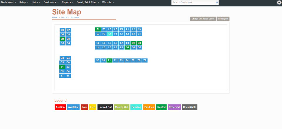 screenshot of Easy Storage Solutions